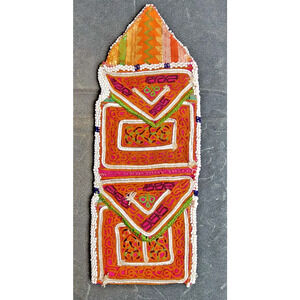 Kuchi Embroidered Pouch Wallet Central Asian Handmade Beaded Rectangles